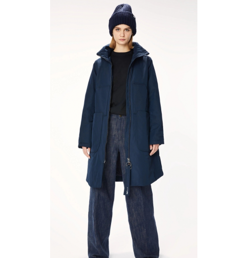 Dark Blue Parka Jacket