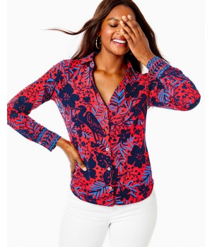 UPF 50+ ChillyLilly Marlena Button Down Top