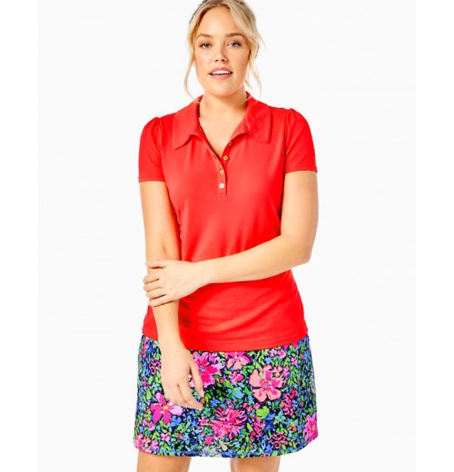 UPF 50+ Luxletic Frida Puff Sleeve Polo