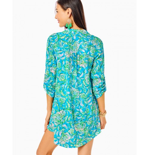 Natalie Shirtdress Cover-Up