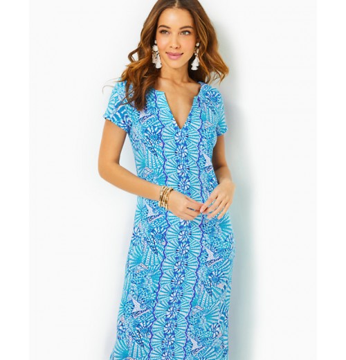 UPF 50+ Sophiletta Short Sleeve Maxi Dress