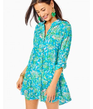 Natalie Shirtdress Cover-Up