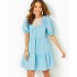 Charlet Short Sleeve Linen Dress