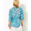 Sea View Linen Button Down Top