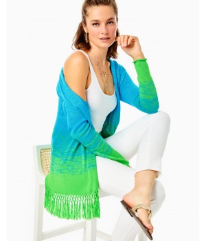 Tatum Ombre Fringe Cardigan