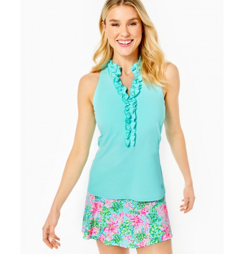 UPF 50+ Lakelyn Ruffle Bra Polo